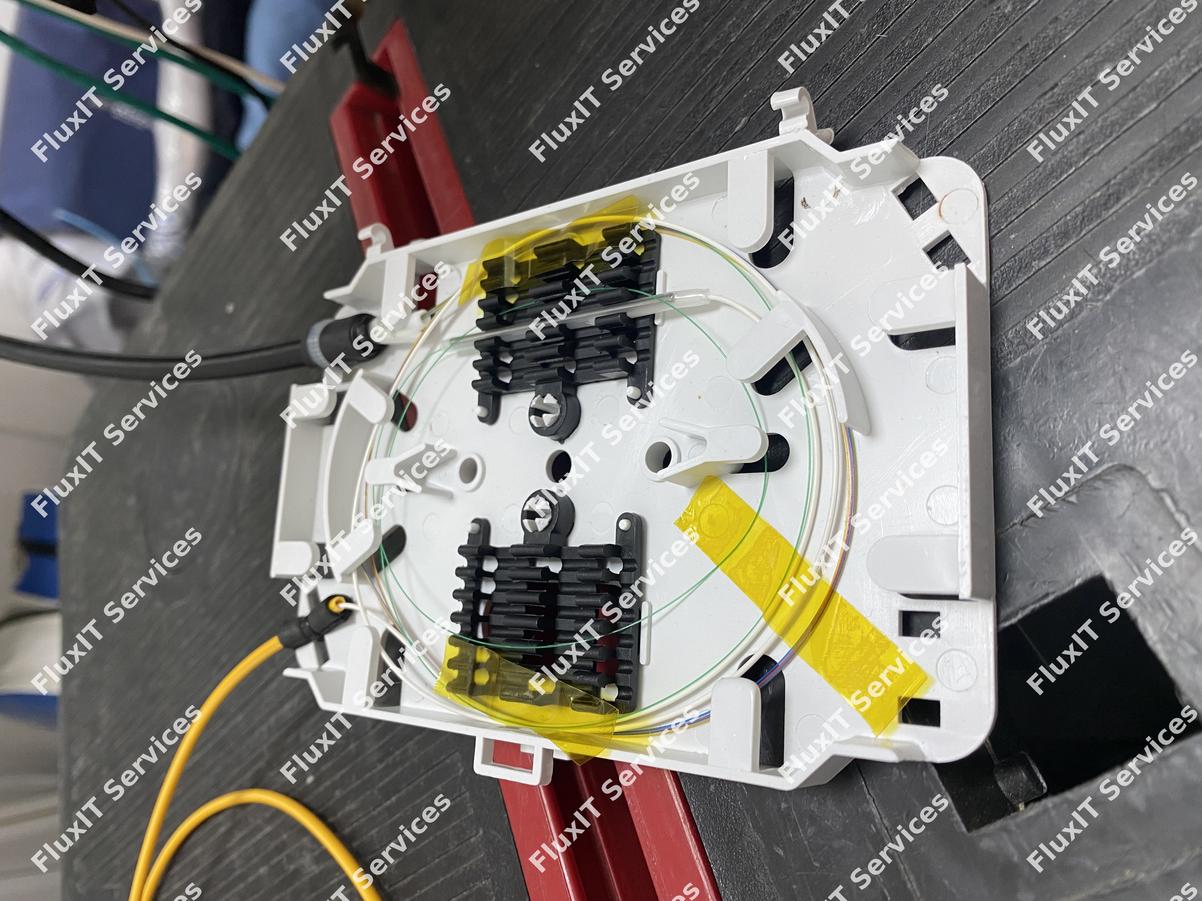 Singlemode Fiber Splicing with SC Pigtail and Power Meter Testing